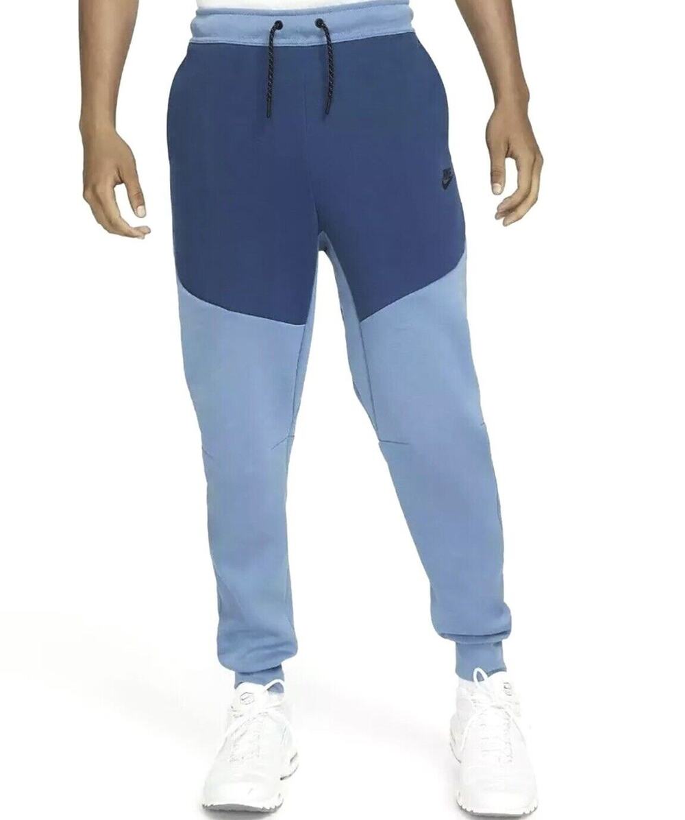 Nike Tech Fleece Joggers Mens Sz XL Dutch Blue Court Blue Black CU4495 469 NWT